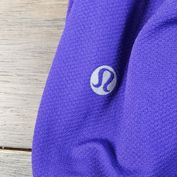 Lululemon Run: Ta Ta Topper Tank Top Cool Breeze Wee Stripe Bruised Berry Size 4 - Picture 4 of 6